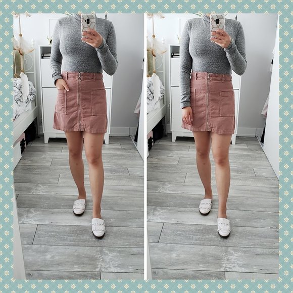 BNWT Madewell Grey Turtleneck Bodysuit